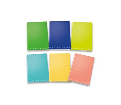 Maxiquaderno Monocromo Green A4,80 gr 1 rigo con margine 42 fogli - 8076