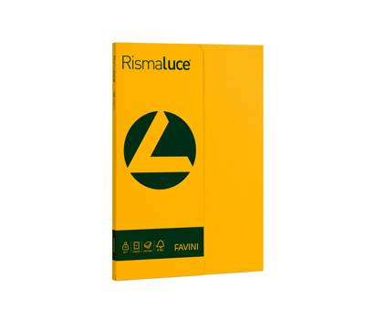 Carta Rismaluce Small - A4 - 90 gr - giallo oro 52 - conf. 100 fogli - Favini - A69H144 - 8007057615111 - DMwebShop