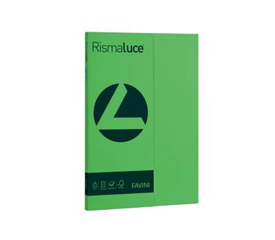 Carta Rismaluce Small - A4 - 90 gr - verde 60 - conf. 100 fogli - Favini - A69D144 - 8007057615166 - DMwebShop