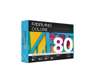FabrianoColore - A4 - 80 gr - colori forti azzurro - conf. 500 fogli - Fabriano - 74321297 - 8001348233947 - DMwebShop