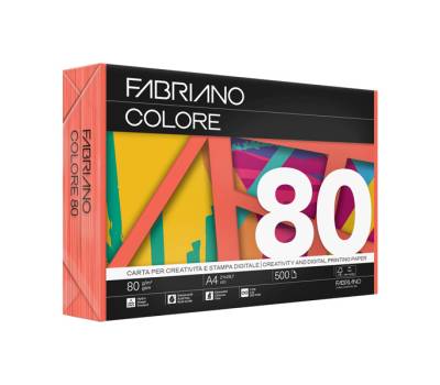 FabrianoColore - A4 - 80 gr - colori forti arancio - conf. 500 fogli - Fabriano - 75921297 - 8001348234104 - DMwebShop