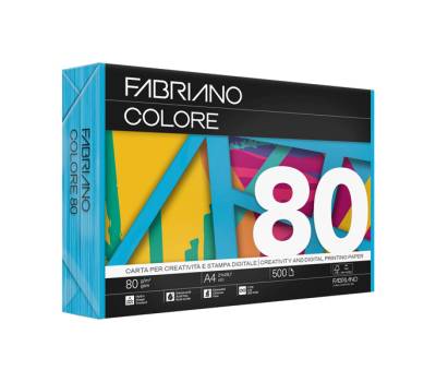 FabrianoColore - A3 - 80 gr - colori forti azzurro - conf. 250 fogli - Fabriano - 74329742 - 8001348234692 - DMwebShop