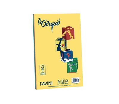 Carta Le Cirque - A4 - 80 gr - mix 4 colori intensi - conf. 200 fogli - Favini - A71X404 - 8007057627107 - DMwebShop