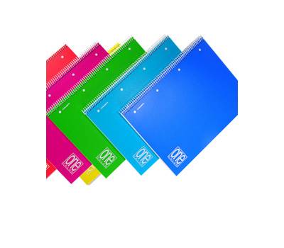 Quaderno One Color - A5+ - forato - quadretto 5 mm - 80 fogli - 80 gr - spiralato - copertina PPL - conf. 6 pezzi - Blasetti - 2938 - 8007758129382 - DMwebShop Quaderno One Color - A5+ - forato - quadretto 5 mm - 80 fogli - 80 gr - spiralato - copertina PPL - conf. 6 pezzi - Blasetti - 2938 - 8007758129382 - DMwebShop