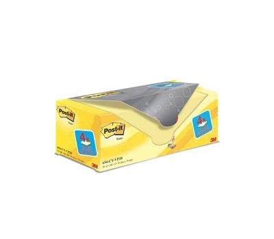 Blocco foglietti - giallo Canary - 654CY-VP20 - 76 x 76 mm - 72 gr - conf. 20 blocchi - Post-it - 7100199991 - 4046719906437 - DMwebShop