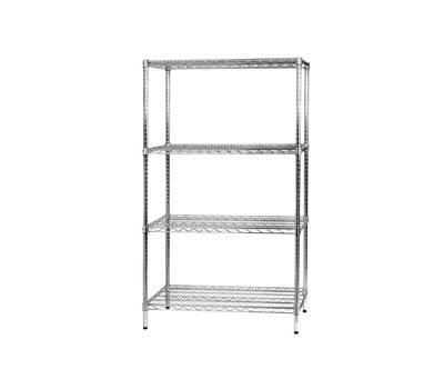 Kit scaffale Archimede 4 ripiani 60 x 90 x 160 cm acciaio cromato - 8207