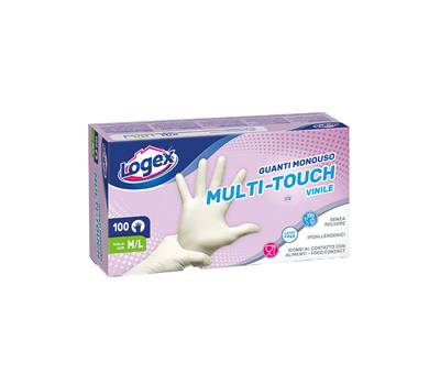 Guanti monouso - in vinile non talcato - tg. L - conf. 100 pezzi - Logex Professional - B8LX-3478V03 - 8003350550814 - DMwebShop