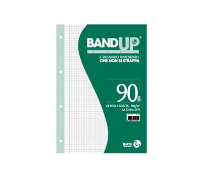 Ricambi BandUp forati rinforzati - A4 - 5 mm - con margine - 40 fogli - 90 gr - BM - 0105496 - 8008234054969 - DMwebShop