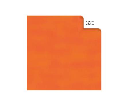 Carta velina - 50 x 70 cm - 20 gr - arancio 320 - busta 26 pezzi - Rex Sadoch - KV106320 - 4005063106405 - DMwebShop