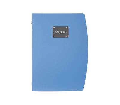 Portamenu' Rio - A4 - 24 x 34 cm - blu - 1 inserto doppio incluso - Securit - MC-RCA4-BU - 8718226497529 - DMwebShop