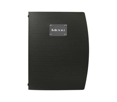 Portamenu' Rio - A4 - 24 x 34 cm - nero - 1 inserto doppio incluso - Securit - MC-RCA4-BL - 8718226497505 - DMwebShop