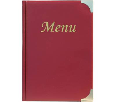 PortaMenu' Basic - A5 - 23,7 x 17 cm - PVC - bordeaux - 4+2 buste fisse incluse - Securit - MC-BRA5-WR - 8718226497420 - DMwebShop