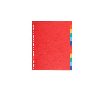 Separatore Forever - 12 tacche - cartoncino riciclato 220 gr - A4 maxi - multicolore - Exacompta - 2112E - 3130630021124 - DMwebShop
