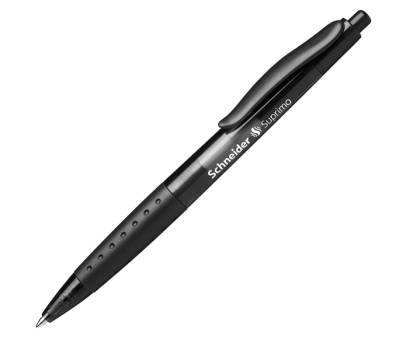 Penna a sfera a scatto Suprimo - tratto medio - nero - conf. 20 pezzi - Schneider - P135601 - 4004675093592 - DMwebShop
