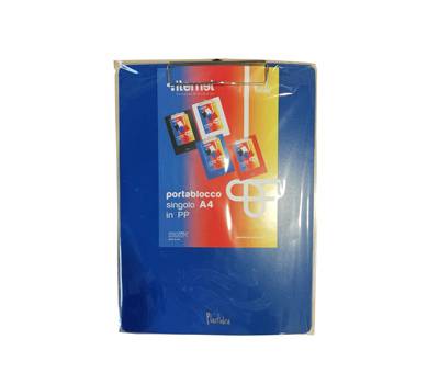 Portablocco con molla in metallo - copertina in PPL - A4 - blu - Iternet - 7071BL - 8028422370718 - DMwebShop