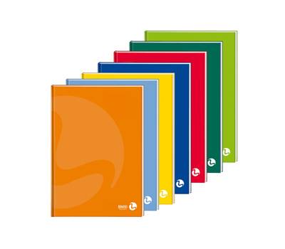 MaxiQuaderno Color 80 - A5 - quadretto 5 mm - 96 fogli - 80 gr - cartonato - conf. 5 pezzi - Colori Assortiti - BM - 0105329 - 8008234053290 - DMwebShop