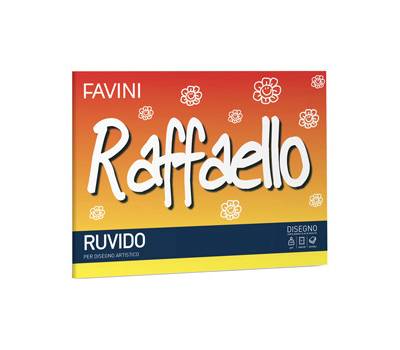 Album Raffaello 24 x 33 cm 100 gr 20 fogli ruvido - 9788