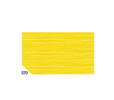 Carta crespa 50 x 250 cm 48 gr m2 giallo 570 confezione 10 rotoli - 9719