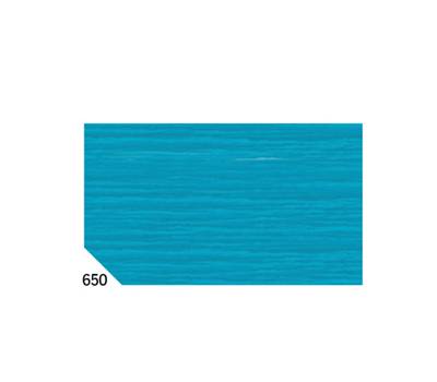Carta crespa 50 x 250 cm 48 gr m2 turchese 650 confezione 10 rotoli - 9727