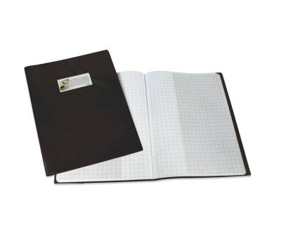 Coprimaxi LF con alette A4 PVC laccato nero - 9861