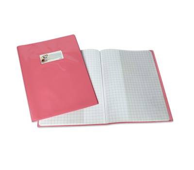 Coprimaxi LF con alette A4 PVC laccato rosa - 9841