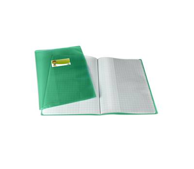 Coprimaxi PT1 F con alette A4 PP liscio trasparente verde - 9838