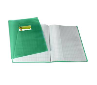 Coprimaxi PT1 F con alette A4 PP liscio trasparente verde - 9838