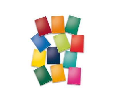 Miniquaderno Monocromo 120x170 mm 1 rigo 40fg 80 gr - 9435 Miniquaderno Monocromo 120x170 mm 1 rigo 40fg 80 gr - 9435