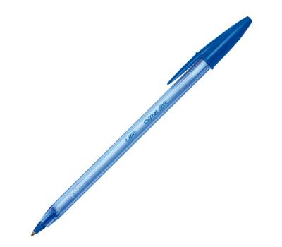 Penna a sfera con cappuccio Cristal Soft punta 1,2mm blu Bic 951434 - 9920