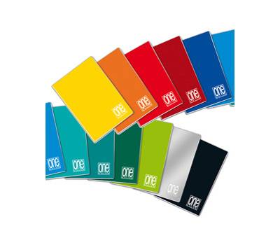 Quaderno One Color A5 punto metallico riga di 3a 20,1 fogli 80 gr - 9397 Quaderno One Color A5 punto metallico riga di 3a 20,1 fogli 80 gr - 9397