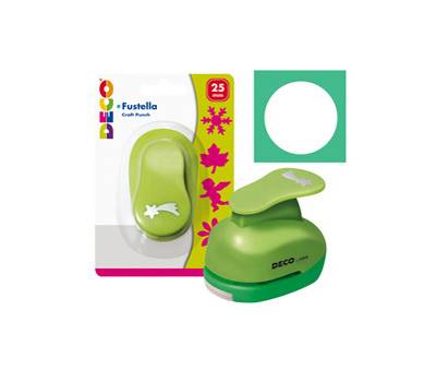 Fustella - motivo cerchio - dimensione sagoma 25 mm - Deco - 11480 - 8004957114805 - DMwebShop
