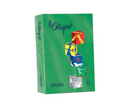 Carta Le Cirque - A4 - 160 gr - verde bandiera 208 - conf. 250 fogli - Favini - A74D304 - 8025478320841 - DMwebShop