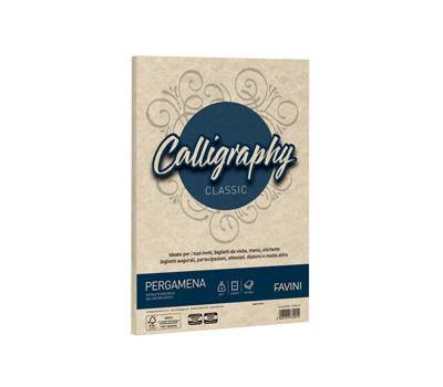 Carta Calligraphy Pergamena - A4 - 90 gr - A4 - sabbia 02 - conf. 50 fogli - Favini - A69U204 - 8007057672015 - DMwebShop