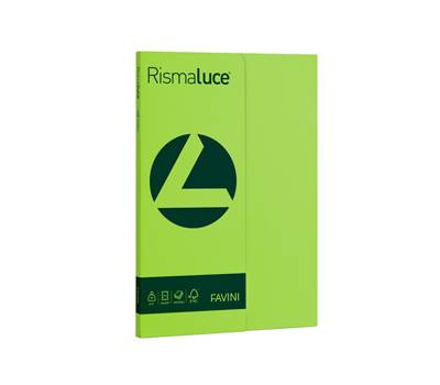 Carta Rismaluce Small - A4 - 90 gr - pistacchio 54 - conf. 100 fogli - Favini - A69M144 - 8007057615173 - DMwebShop