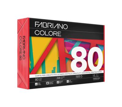 FabrianoColore - A3 - 80 gr - colori forti rosso - conf. 250 fogli - Fabriano - 74529742 - 8001348234715 - DMwebShop