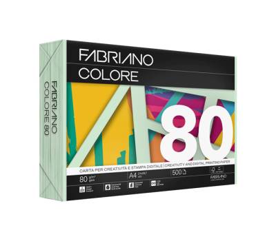 FabrianoColore - A3 - 80 gr - colori tenui verde chiaro - conf. 250 fogli - Fabriano - 75529742 - 8001348234814 - DMwebShop
