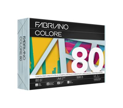 FabrianoColore - A3 - 80 gr - colori tenui celeste chiaro - conf. 250 fogli - Fabriano - 75729742 - 8001348234838 - DMwebShop