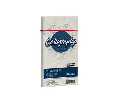 Busta Calligraphy Pergamena - 110 x 220 mm - 90 gr - perla 10 - conf. 25 pezzi - Favini - A574203 - 8007057741292 - DMwebShop