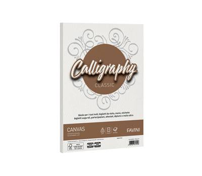 Carta Calligraphy Canvas - A4 - 100 gr - bianco 01 - conf. 50 fogli - Favini - A690214 - 8007057617016 - DMwebShop