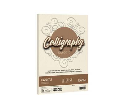 Carta Calligraphy Canvas - A4 - 100 gr - avorio 02 - conf. 50 fogli - Favini - A69Q214 - 8007057617023 - DMwebShop