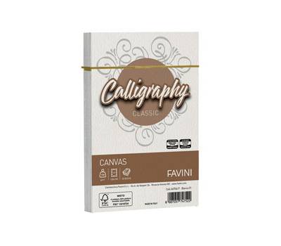 Busta Calligraphy Canvas - 120 x 180 mm - 100 gr - bianco 01 - conf. 25 pezzi - Favini - A570417 - 8007057747522 - DMwebShop