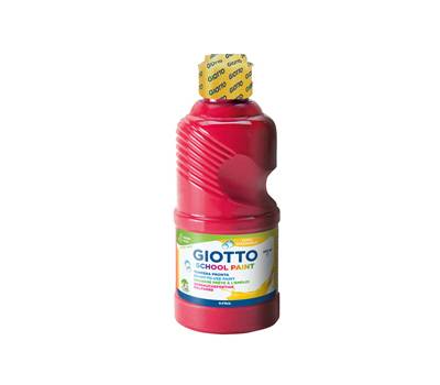Tempera pronta - 250 ml - rosso - Giotto - 530808 - 8000825005220 - DMwebShop