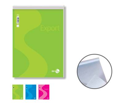 Blocco note Export - 5 mm - 210 x 297 mm - 50 gr - 50 fogli - conf. 10 pezzi - BM - 0100242 - 8008234002427 - DMwebShop