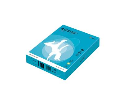Carta Maestro Color - A4 - 80 gr - azzurro forte AB48 - conf. 500 fogli - Mondi - 7038 - 9003974422954 - DMwebShop