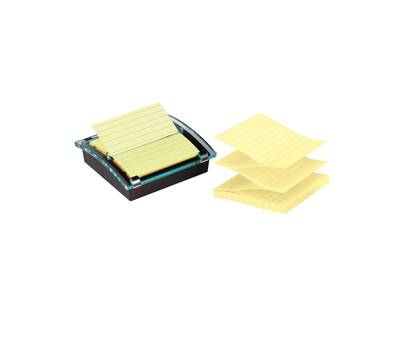 Dispenser Post it Super Sticky - giallo Canary - a righe - 101 x 101 mm - 90 fogli - Post-it - 7100067448 - 4891203055548 - DMwebShop
