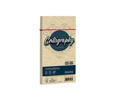 Busta Calligraphy Pergamena 110 x 220 mm 90 gr crema - 05,10213