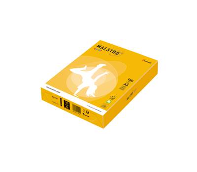 Carta Maestro Color A4,160 gr giallo forte IG50 confezione 250 fogli - 10106