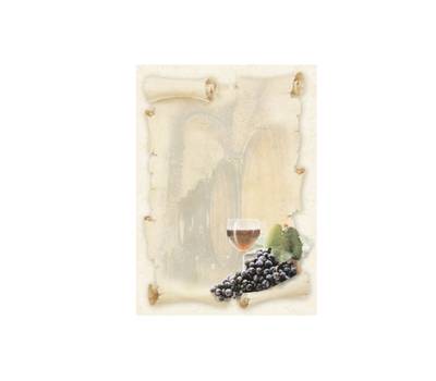 Carta con stampa cantina A4 - 90 gr confezione 20 fogli - 10197