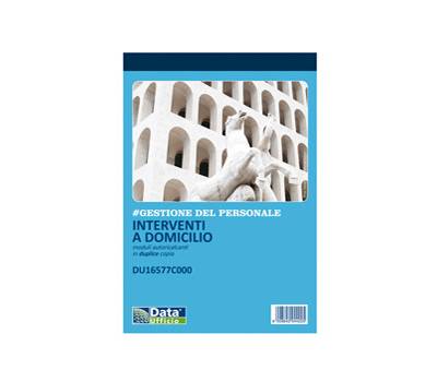 Blocco interventi a domicilio del cliente - 50-50 copie autoricalcanti - 21,5 x 14,8 cm - Data Ufficio - DU16577C000 - 8008842585367 - DMwebShop