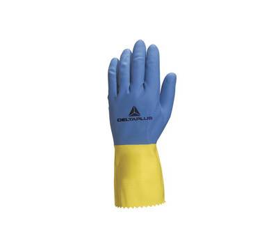 Guanti da lavoro industriale Duocolor 330 - lattice floccato cotone - taglia 08-09 - blu-giallo - Deltaplus - VE330BJ08 - 3295249009540 - DMwebShop Guanti da lavoro industriale Duocolor 330 - lattice floccato cotone - taglia 08-09 - blu-giallo - Deltaplus - VE330BJ08 - 3295249009540 - DMwebShop